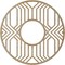Ekena Millwork Empire Wood Fretwork Pierced Ceiling Medallion, Hickory, 16"OD x 5 7/8"ID x 3/8"T CMWP16X16X0375EPHI - alternate 3